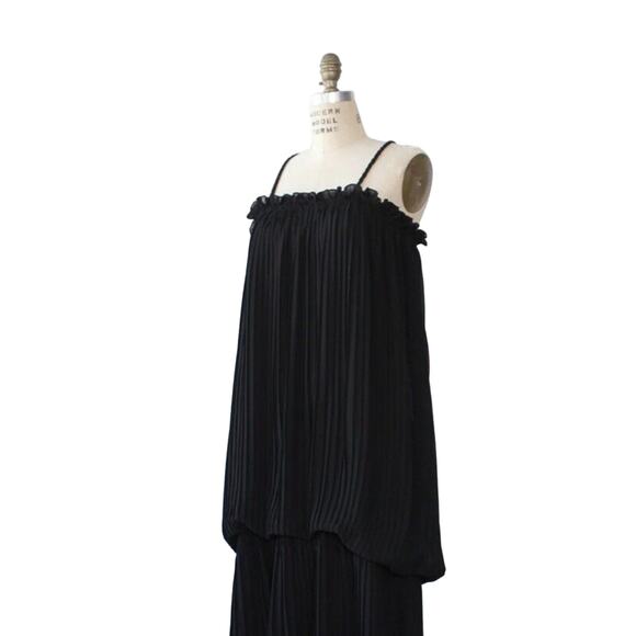 Michael Maiello For Pat Richards SZ 10 Black Dress Loose Flapper Cocktail Party - Picture 2 of 13